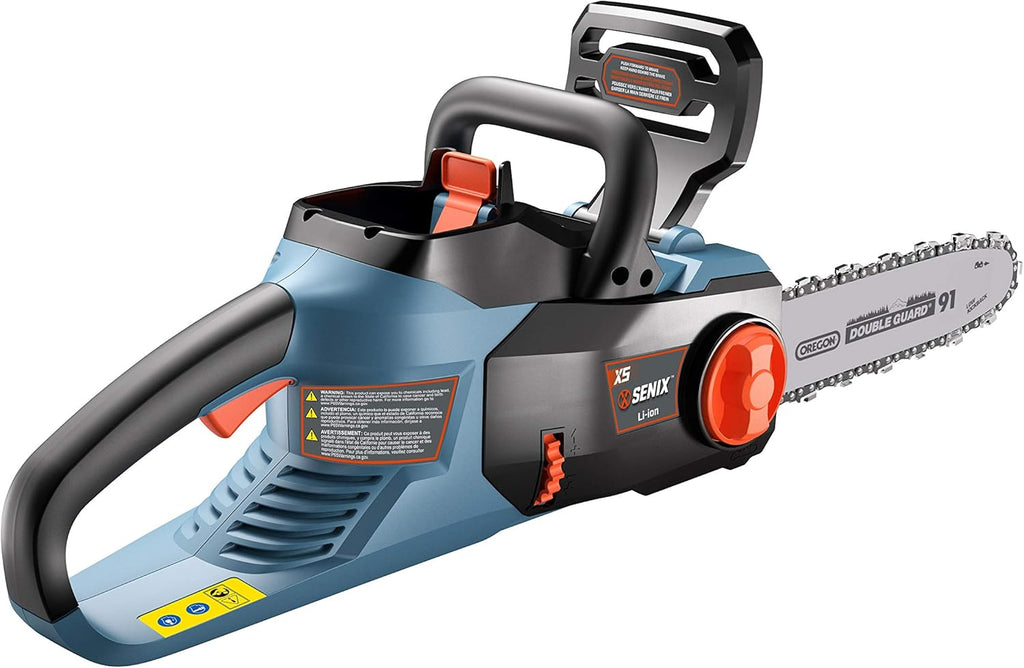 14 Inch 58V Cordless Chainsaw with Oregon Bar and Chain, Bare Tool T48435