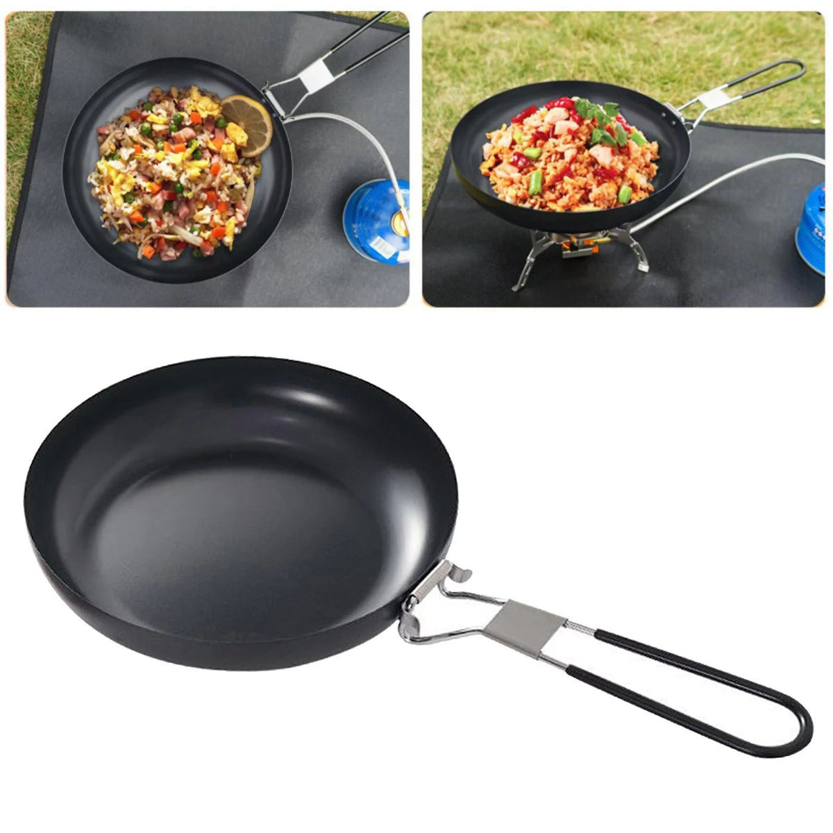Non Stick Camping Skillet Frying Pan 9'' U276610
