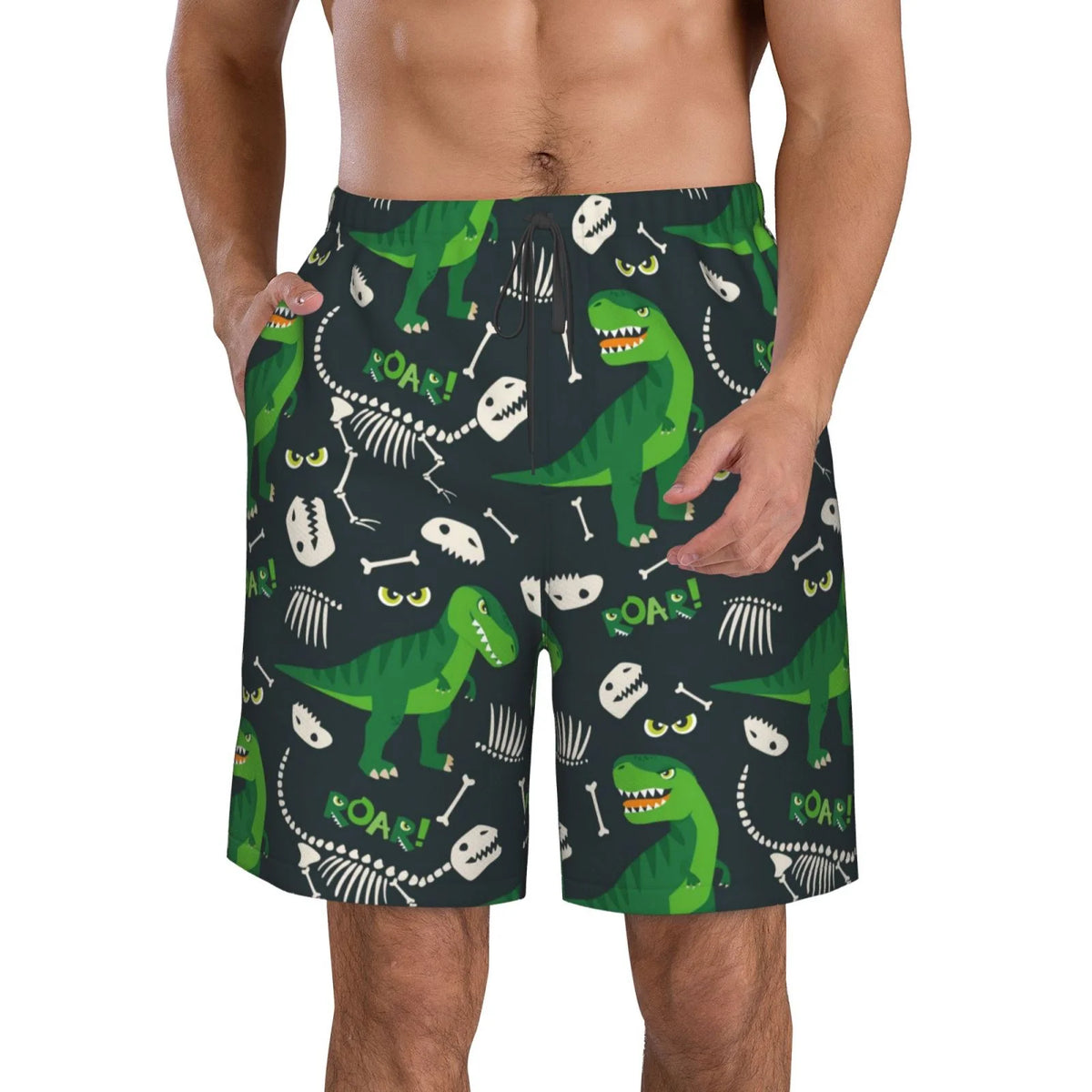 Men'S Casual Summer Beach Shorts With Pockets-Xx-Large T5679