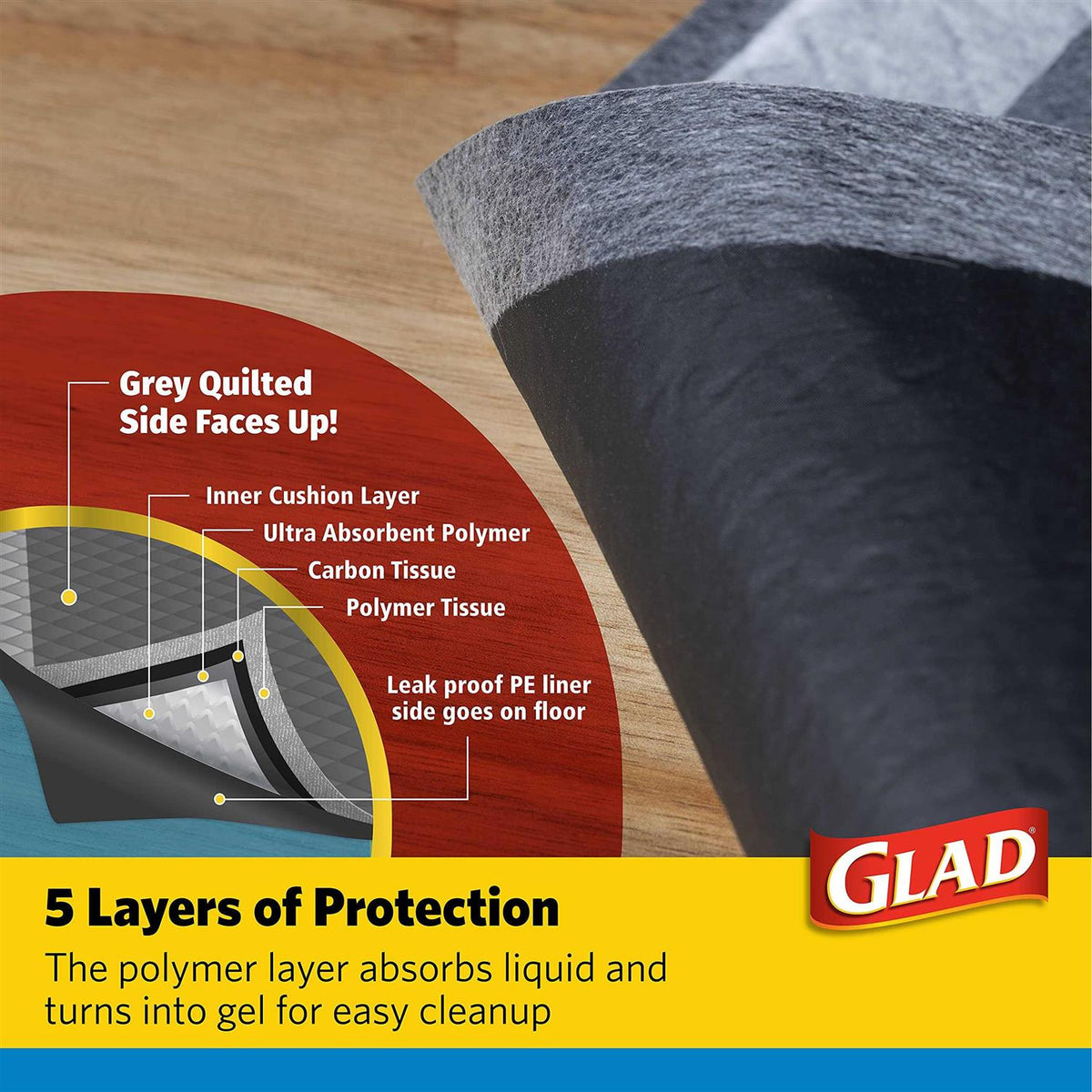 Black Charcoal Puppy Pads A881910