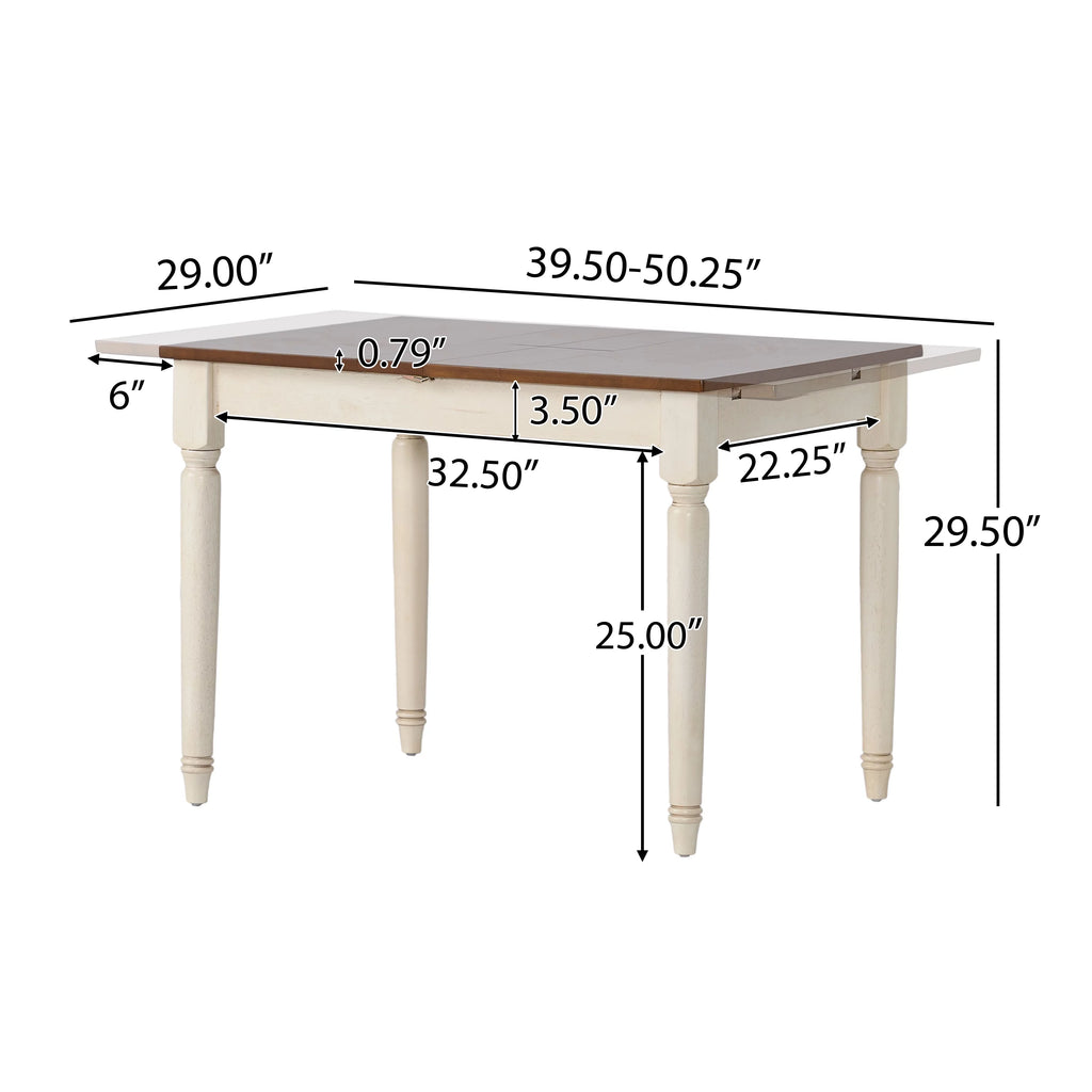 Rectangular Expandable Dining Table D909
