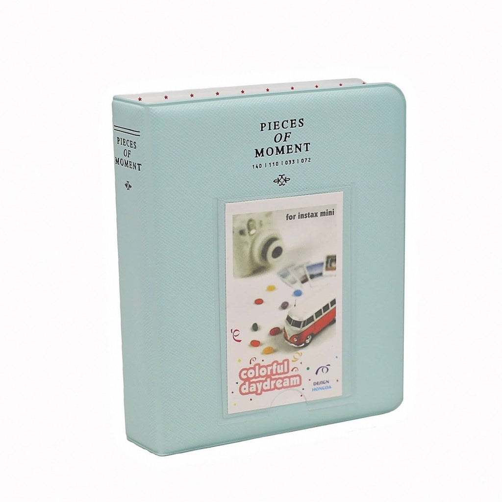 Ice Blue Instant Film Camera with 20PK Film, Blue Camera Case, Frames W445