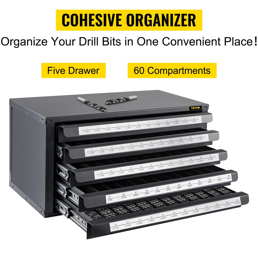 Five-Drawer Drill Bit Dispenser Cabinet Q79754
