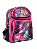Pink and Black Skulls Small Backpack N429