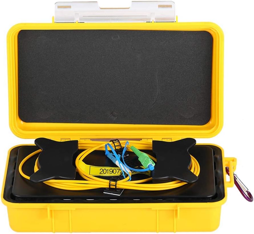 Fiber Optic OTDR Launch Cable Box Singlemode 9/125 SC/APC-LC/UPC Connector (1000M) W186648