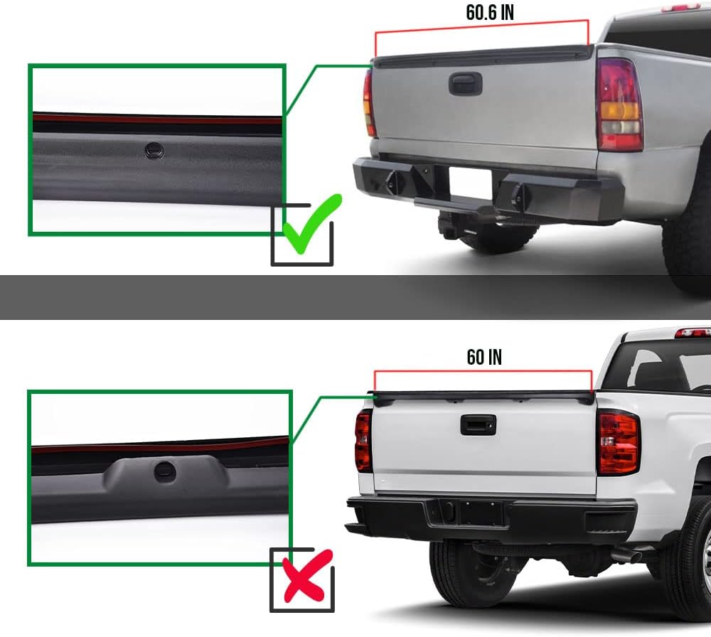 Tailgate Molding Cap for Chevy Silverado GMC Sierra R104058