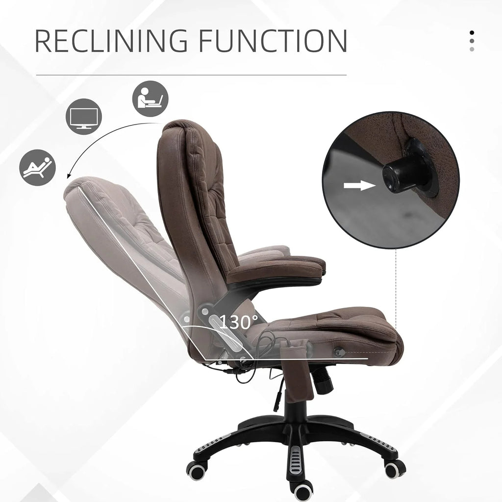 6 Point Vibration Massage Office Chair with Heat H56867
