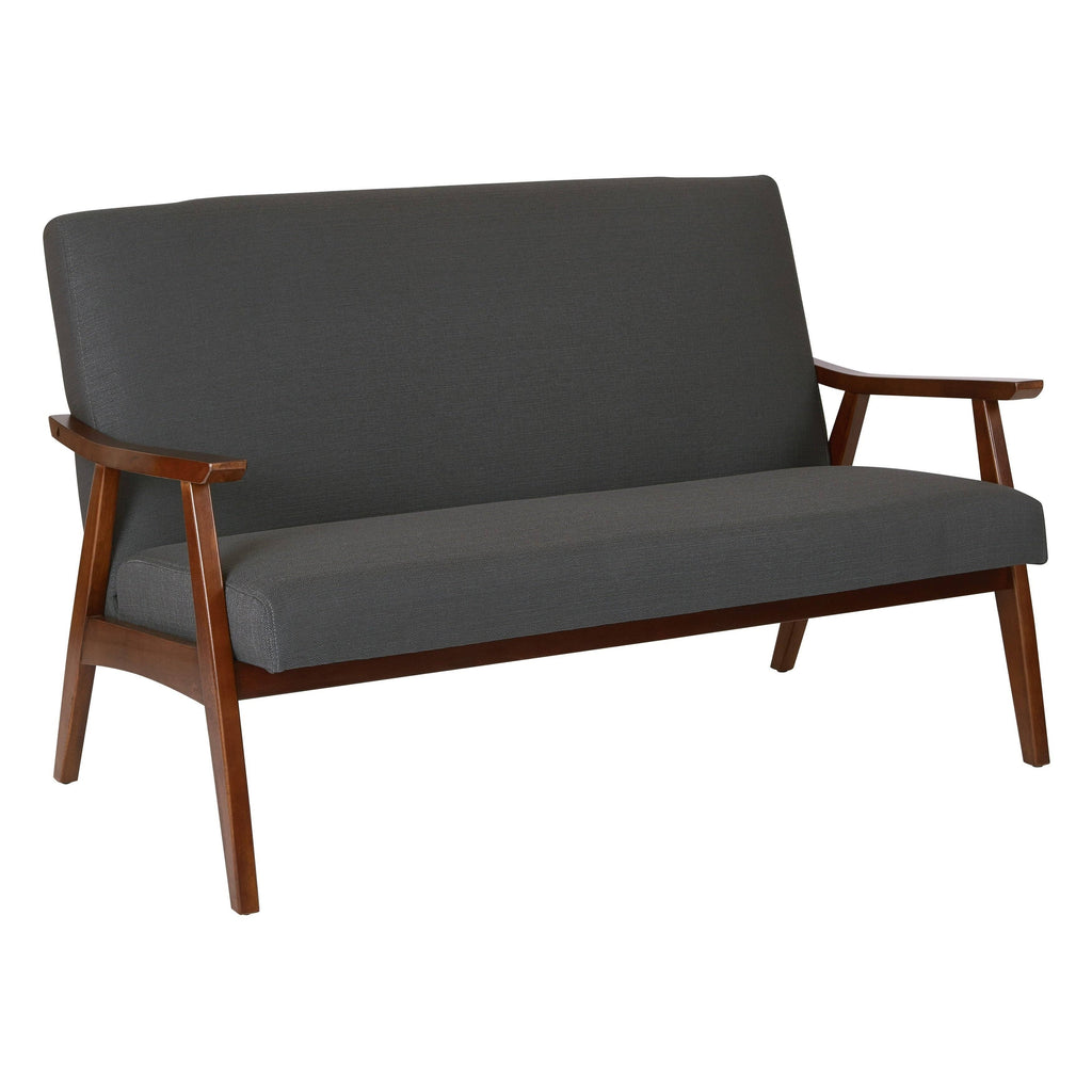Mid Century Settee Loveseat Y1456
