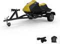 Yellow/Black All Weather Jet Ski Cover with Trailer Straps and Storage Bag O468