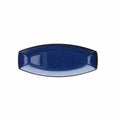 Rectangular Blue Stoneware Tray U675091