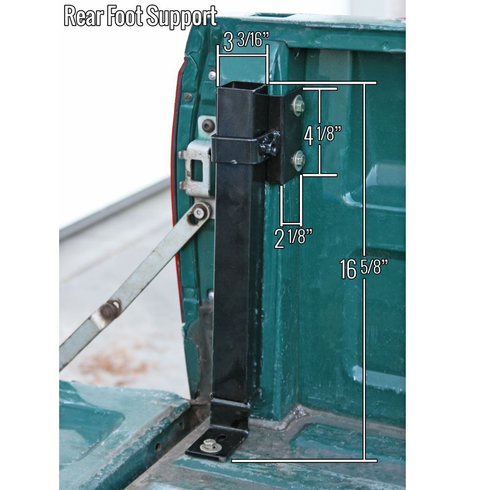 Pickup Truck Ladder Rack with Removable Support Arms R4961