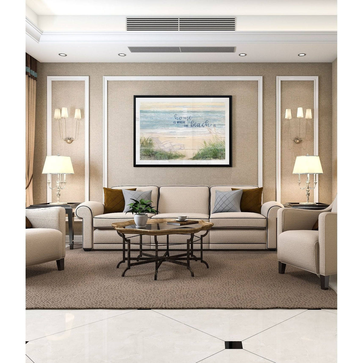 Framed Giclee Print 30x42 H30510