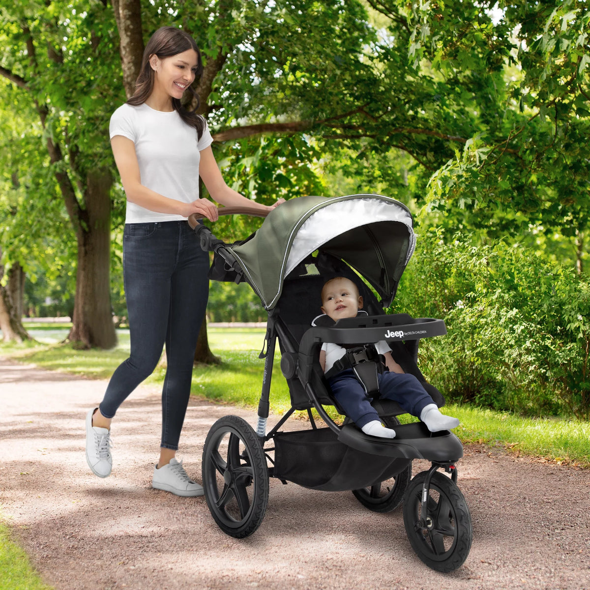 Black Jogging Stroller V145655