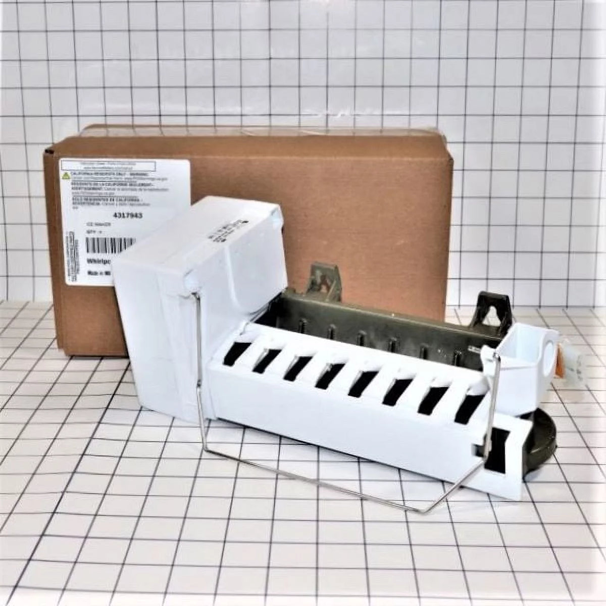 Ice Maker Assembly with Arm & Wire Harness B1998