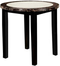 Wood Round Counter Height Table in Black Q326770