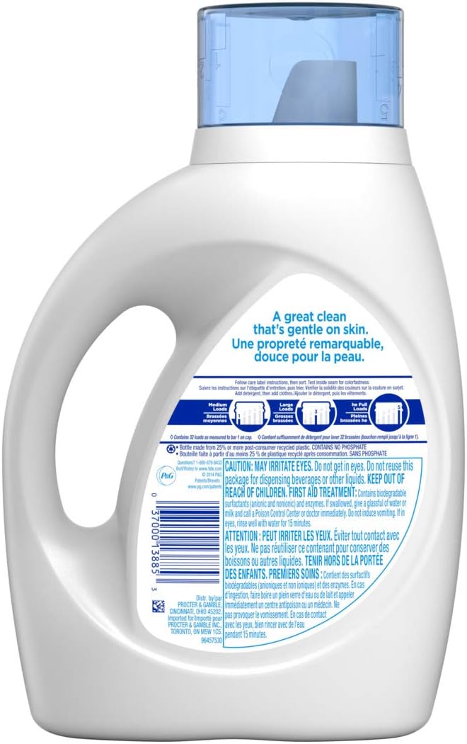 Unscented Liquid Laundry Detergent, 1.47 L (32 Loads) U70061