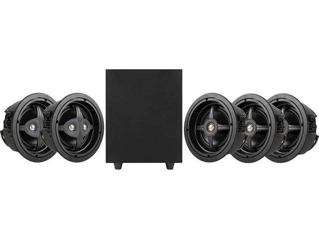 6-1/2" In-Ceiling Speaker System Black F817462