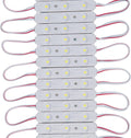 200pcs Daylight White 6500K 0.72W 12 Volt DC LED Module 2835 SMD 3 LEDs Waterproof with Tape Adhesive Backside Pack of 2 X593662