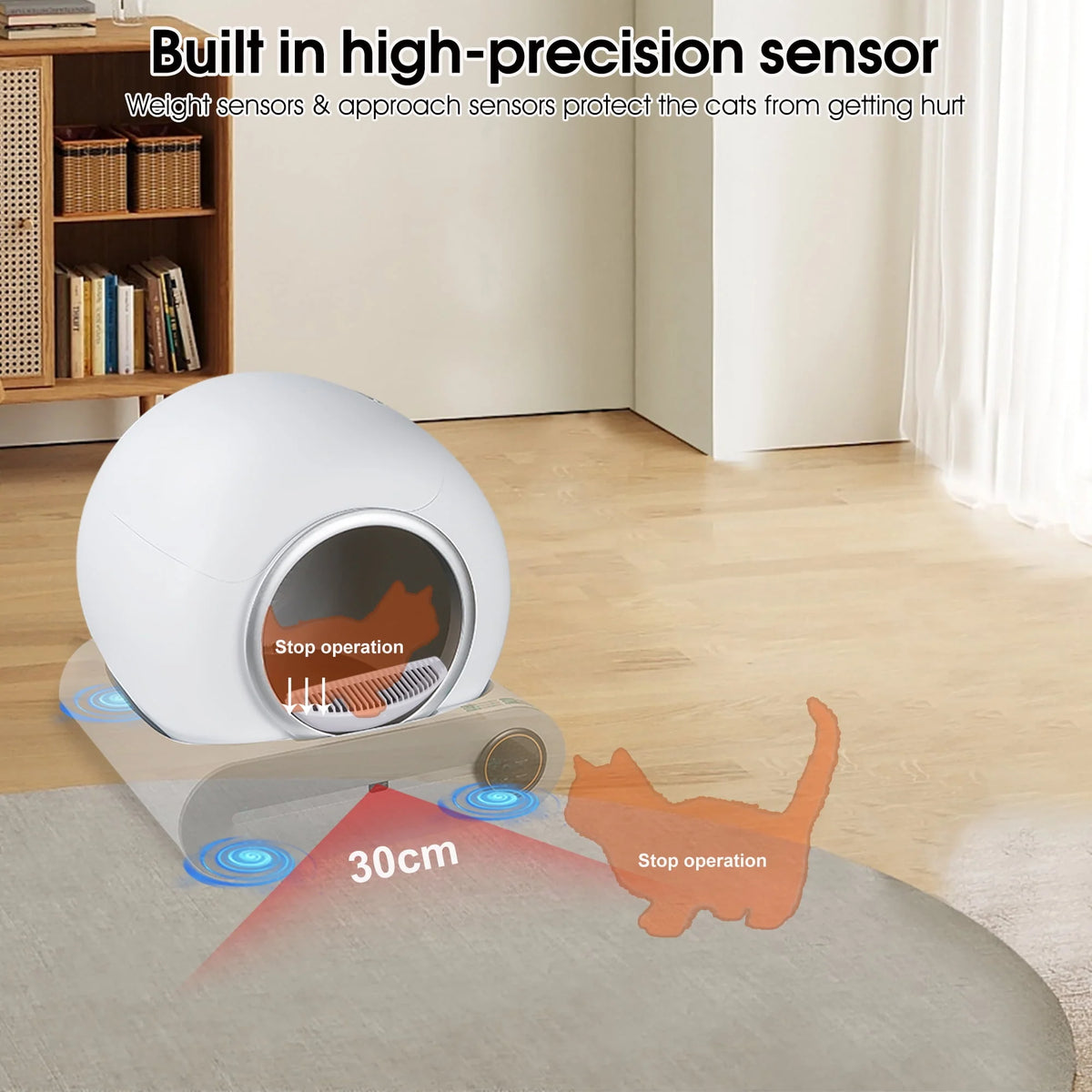 Automatic Self Cleaning Cat Litter Box S6212