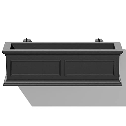 Plastic Rectangular Railing Planter C59679