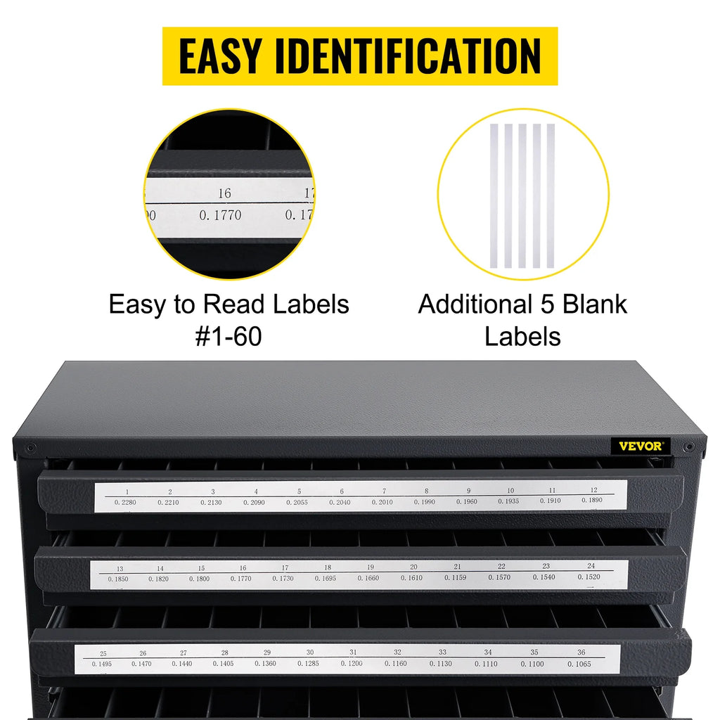 Five-Drawer Drill Bit Dispenser Cabinet Q79754