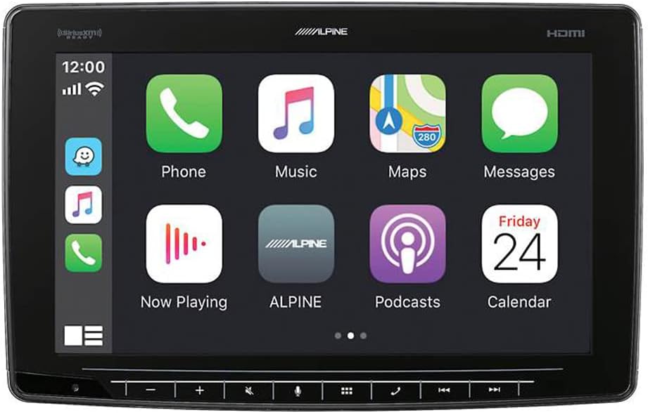 1-DIN Digital Media Receiver with License Plate Camera K8455