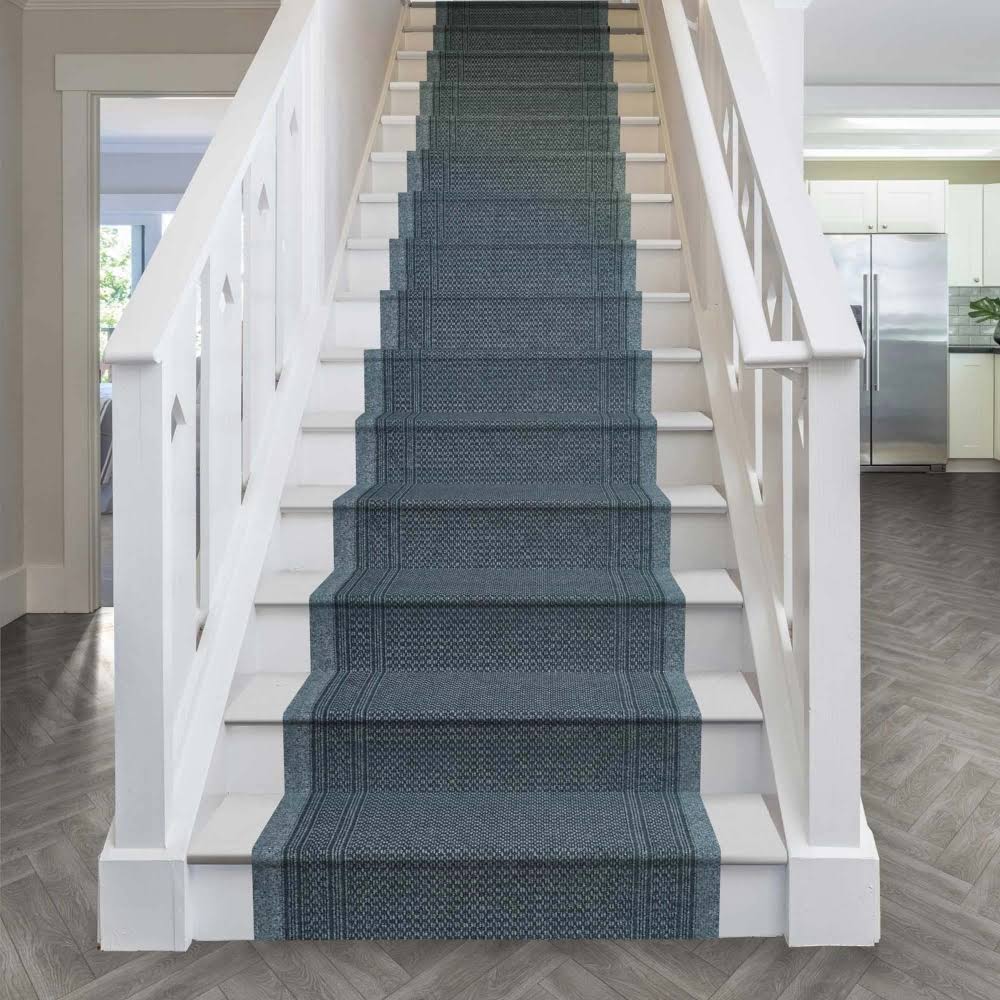 Aztec Gray Stair Carpet Runner O177