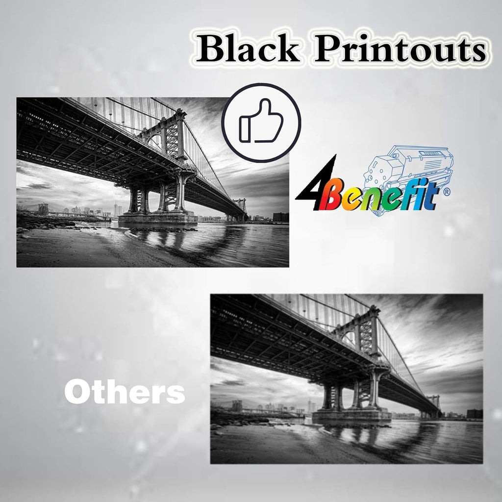 4x Black Toner Cartridge V482243