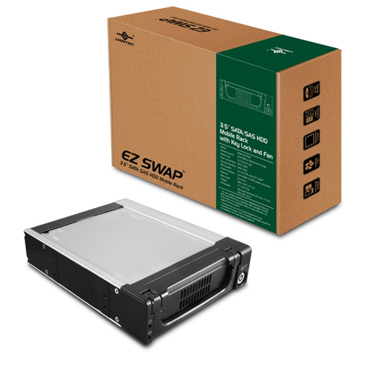 3.5 Inch SATA/SAS HDD Mobile Rack A9871