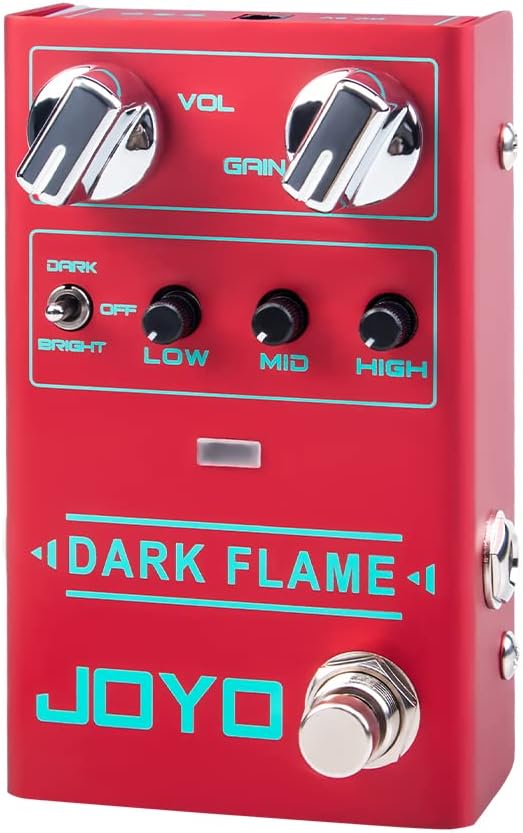 Modern Metal High Gain Distortion Guitar Effect Pedal Dark Flame R Series Distortion Pedal with Treble/Mid/Bass Knobs and Different Tone Style for Electric Guitar Pack of 2 A992206