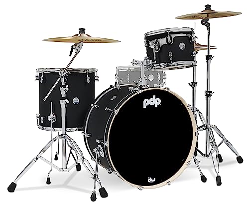 Satin Black 3-Piece Maple Drum Set Shell Pack K9092