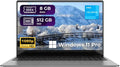 15.6" Laptop, Intel Quad-Core, 8GB RAM, 512GB SSD, Win 11 Pro, Fingerprint, Backlit Keyboard, HDMI, Bluetooth, USB 3.0, HD Webcam I636