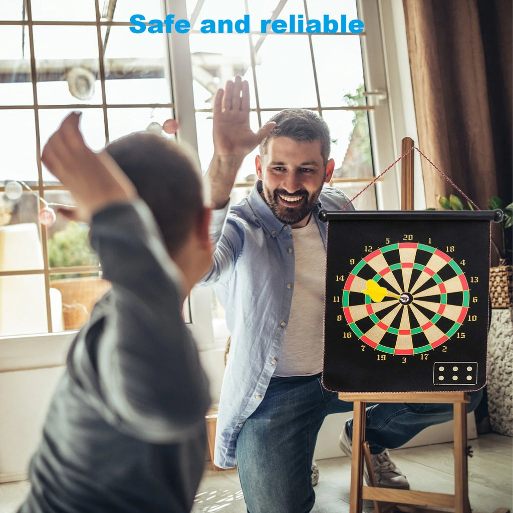 Double-Sided Magnetic Dart Board Game H83637