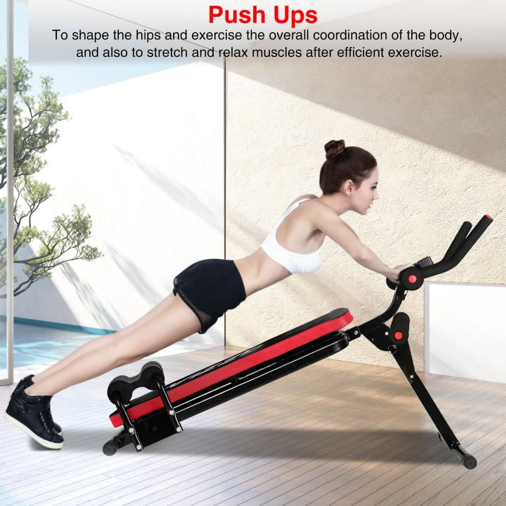Foldable Ab Trainer Fitness Equipment with LCD Display V37352