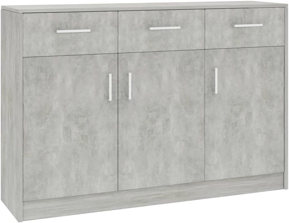 Black Chipboard Sideboard V451