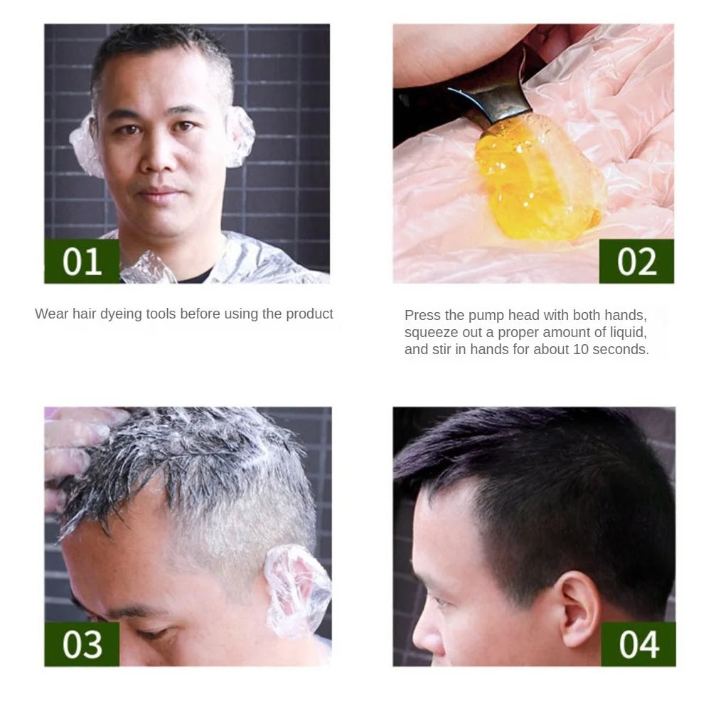 Natural Black Hair Dye Cream M18100