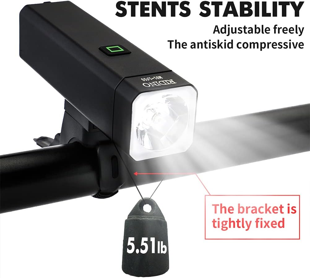 Bike Lights Front and Back USB Rechargeable Waterproof Pack of 2 U591814