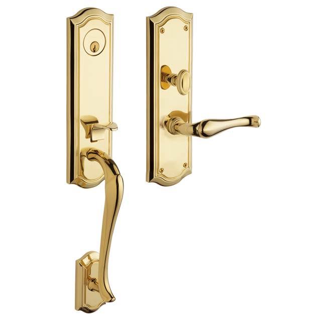 Lifetime Satin Nickel Left Hand Single Cylinder Mortise Entry Handleset X69213