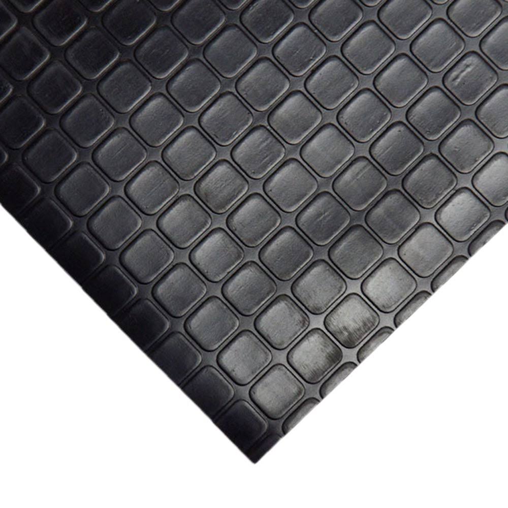 Black 144 x 48 x 0.08 in. Rubber Flooring Rolls L258