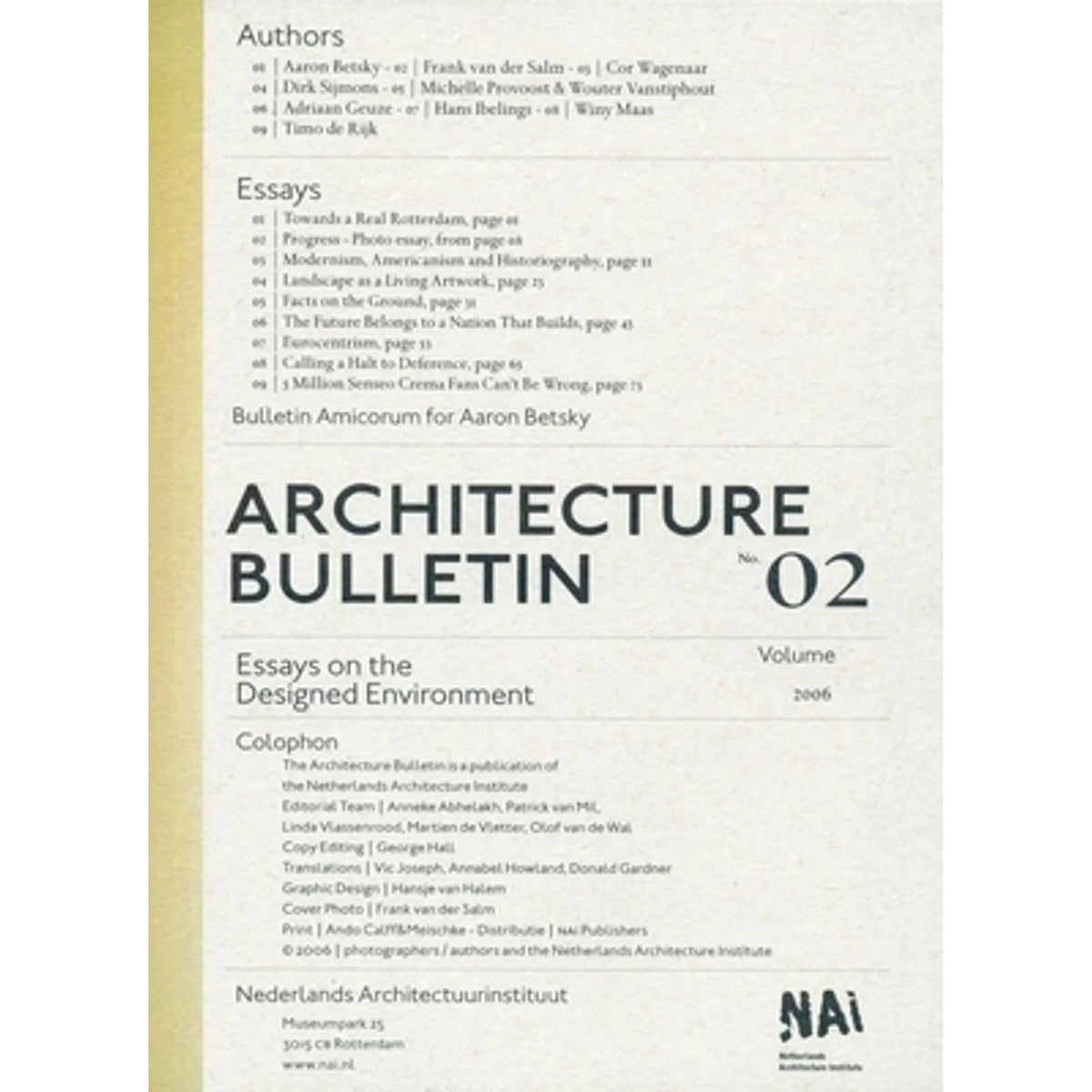 Paperback Essays on the Designed Environment N645956