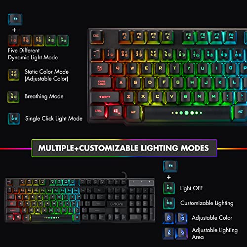 RGB Backlit Wired Gaming Keyboard G7149