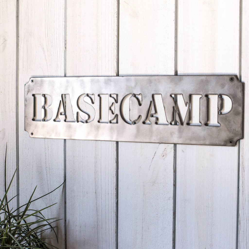 Metal Cut Sign 20x6in Y4252
