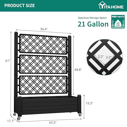 White Plastic Raised Garden Bed Kit W7735