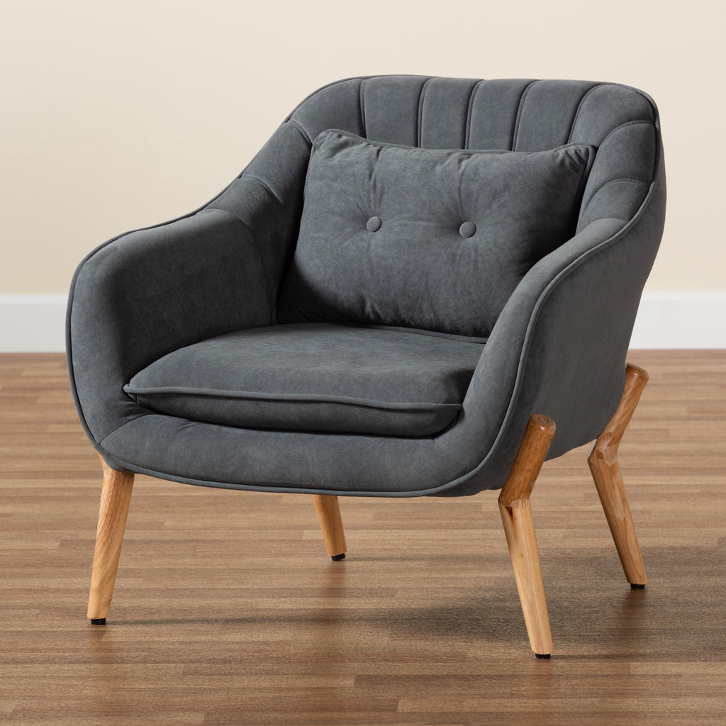 Gray Club Chair L54805