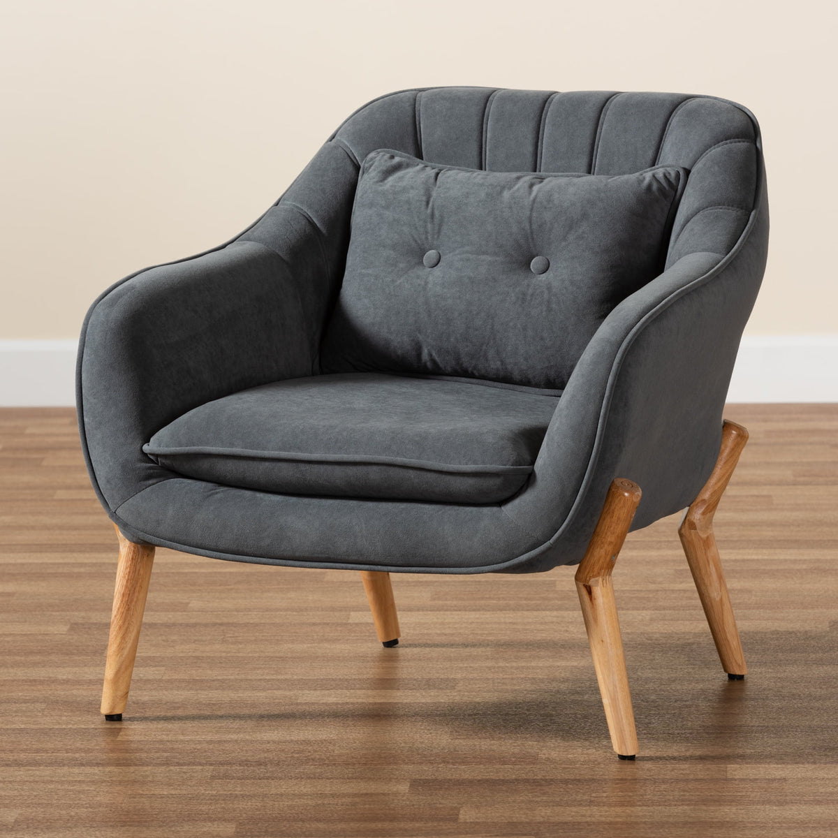 Gray Club Chair L54805