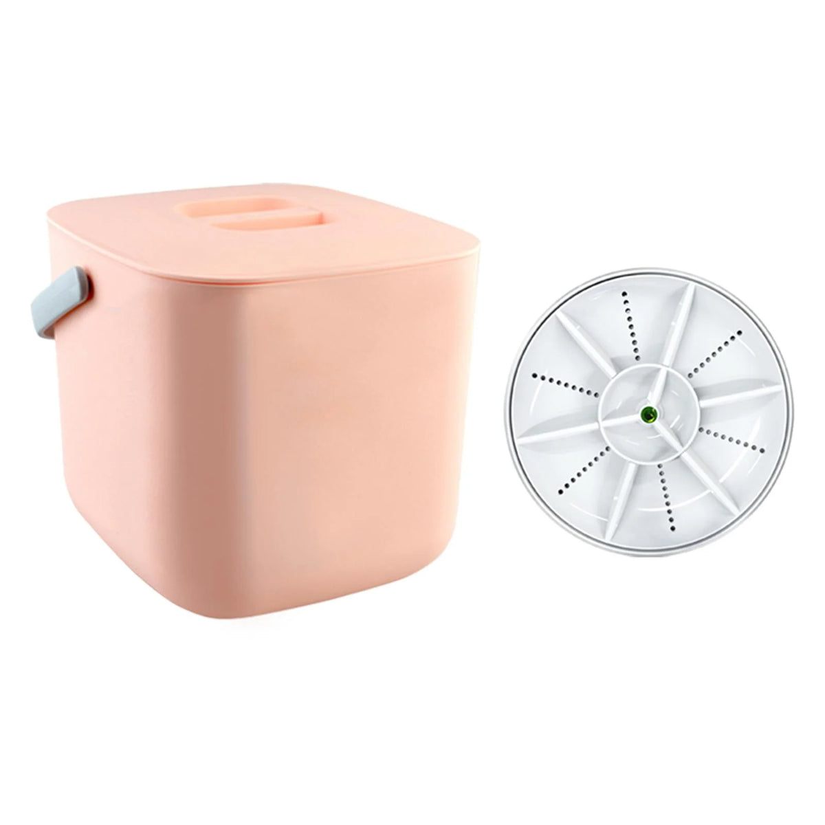 White Mini USB Dishwasher with Bucket S126635
