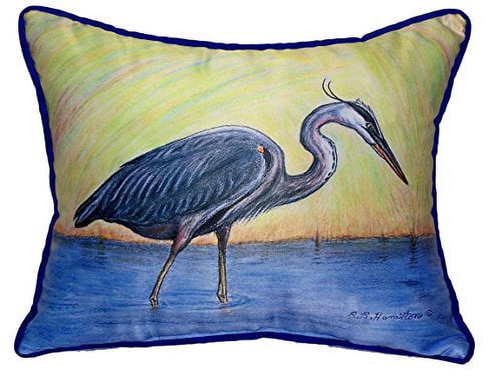 Blue Heron Large Indoor/Outdoor Pillow 16x20 O217