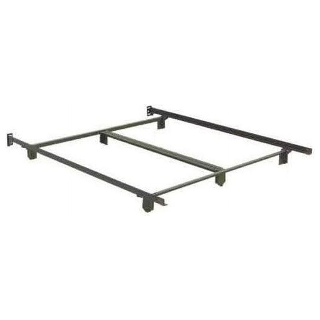 Black Metal King Headboard with Bed Frame Z20806