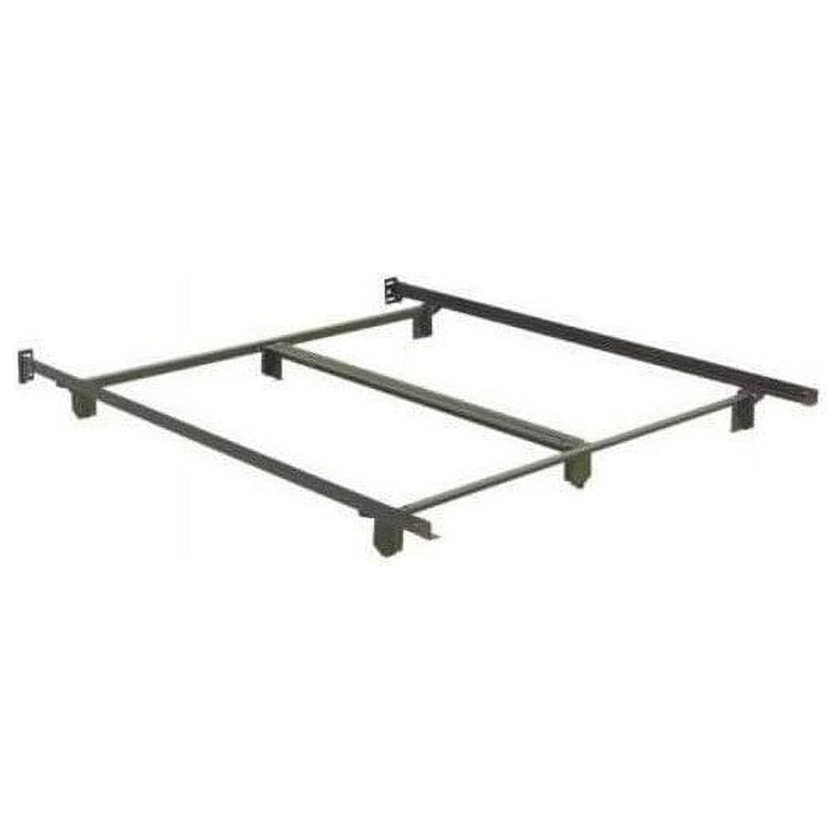 Black Metal King Headboard with Bed Frame Z20806