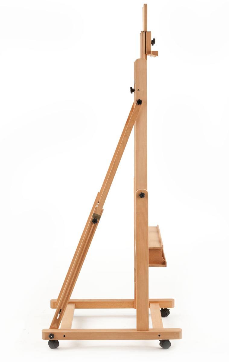 X-Large Beech Wood Floor Easel with Locking Wheels A951646